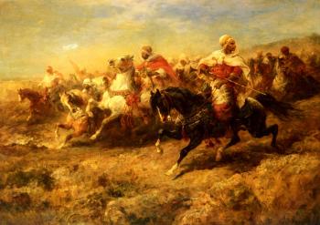 阿道夫 施賴爾 Arabian Horsemen